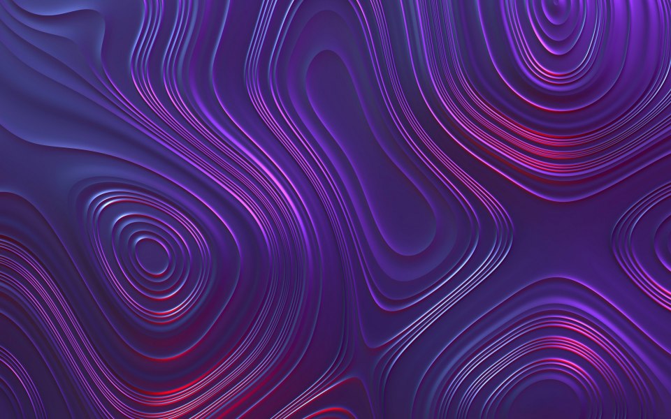 Бирюзово сиреневая абстракция