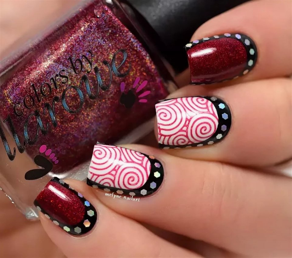 Раффиан маникюр