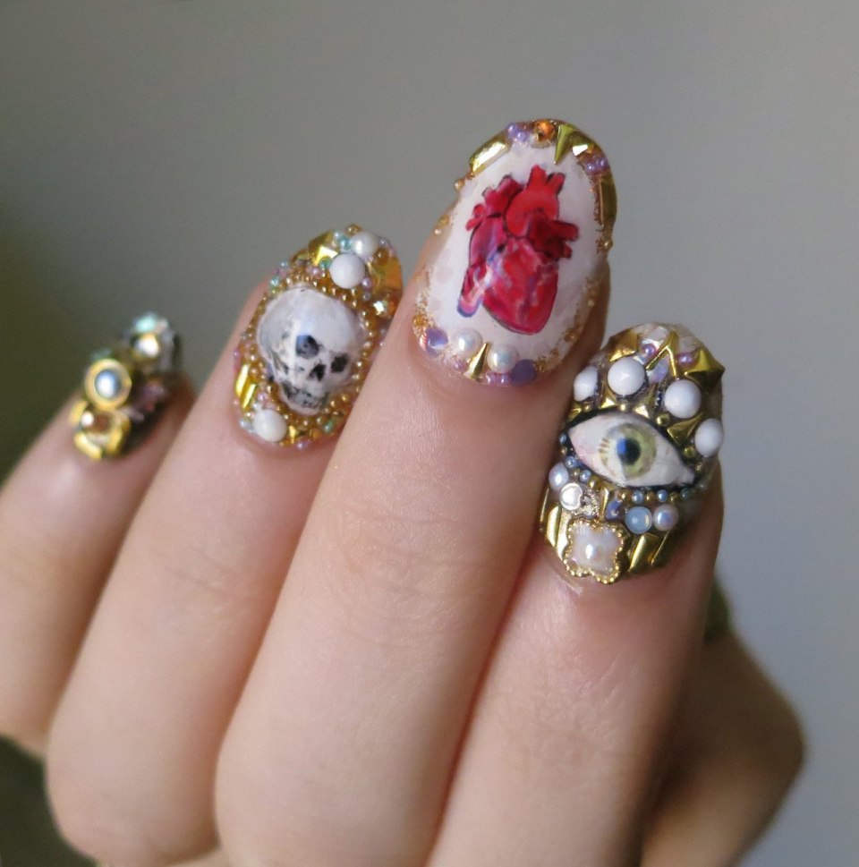 Известные картины на ногтях