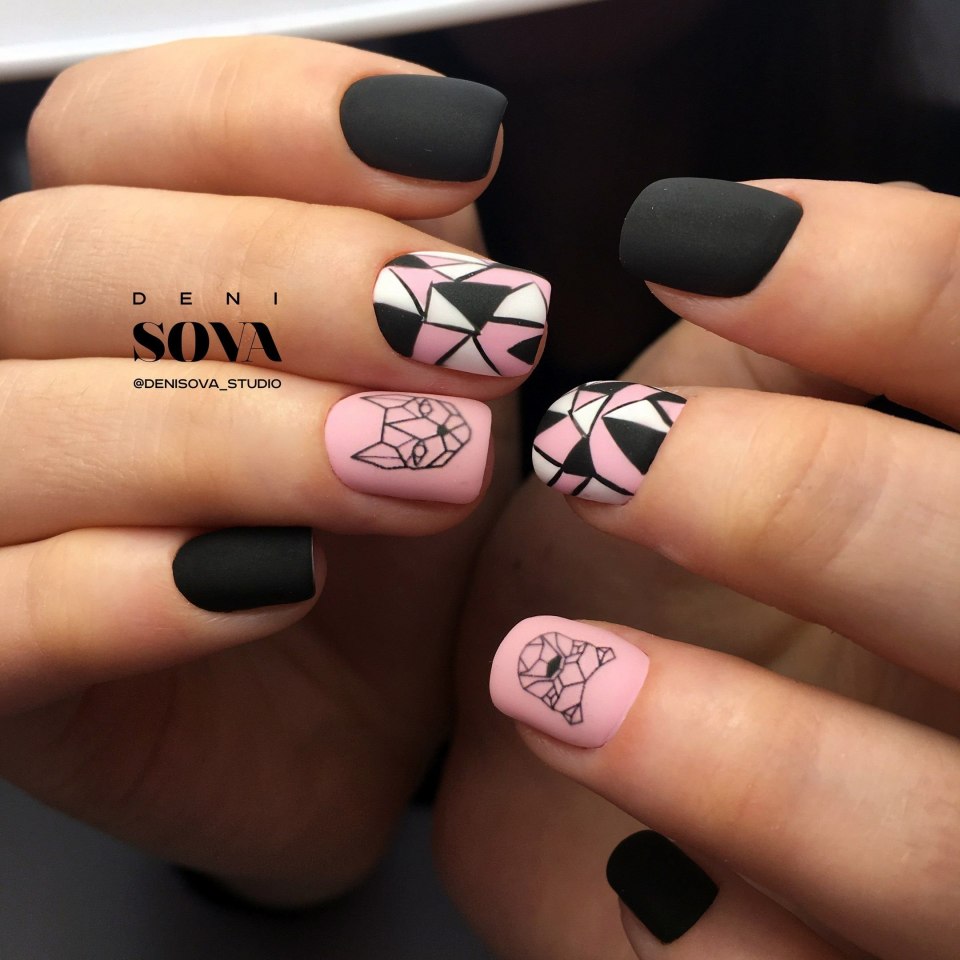 Красивые короткие ногти