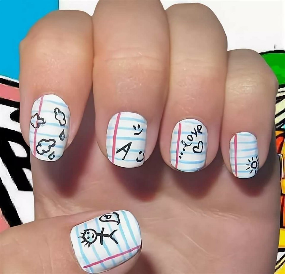 Красивый маникюр для подростка