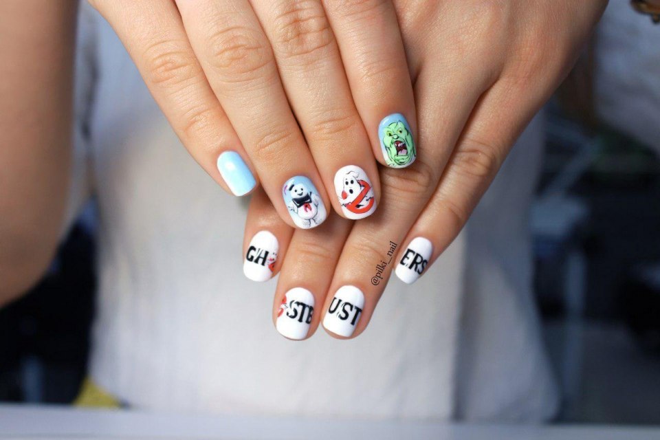 Подростковый маникюр на короткие ногти