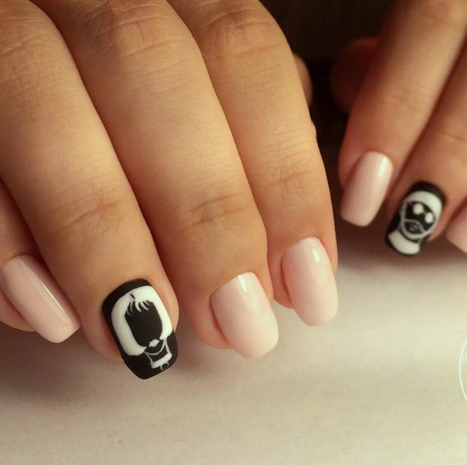 Маникюр на короткие ногти подростку