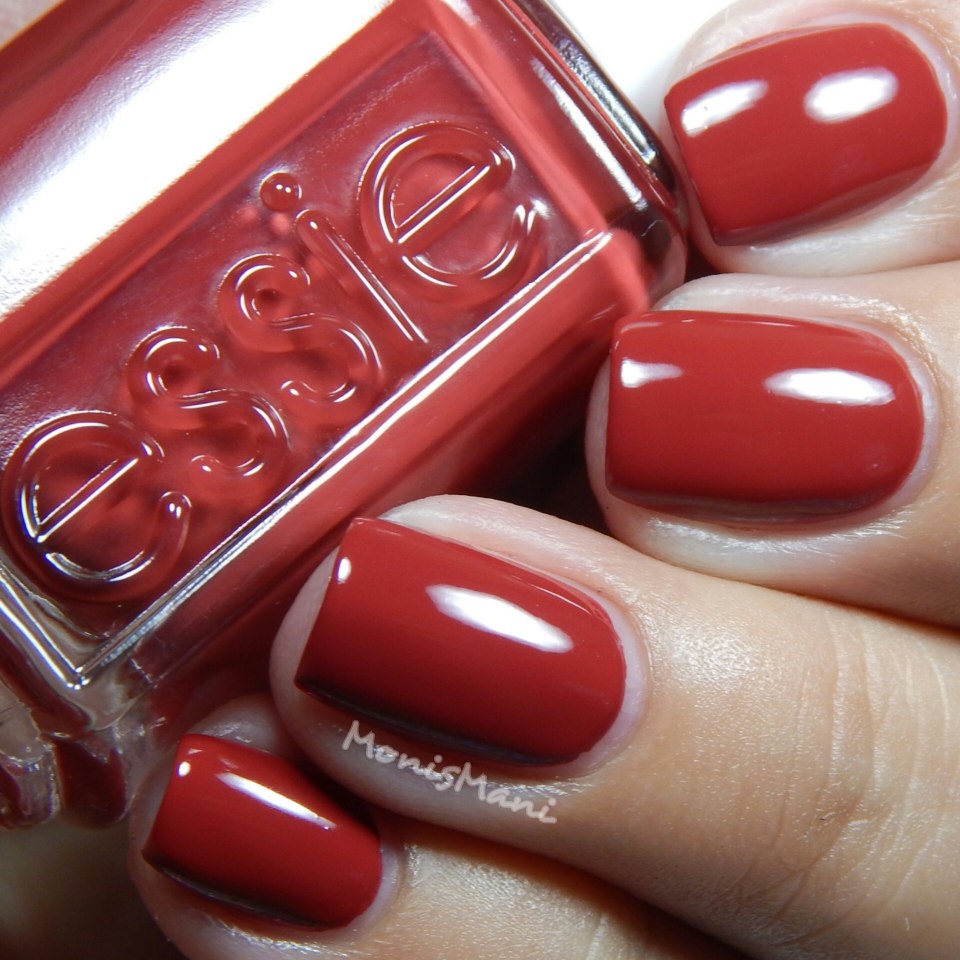 Essie лак красный