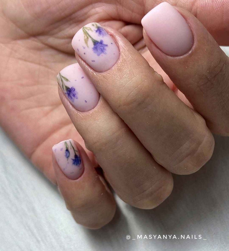 Маникюр с хлопком
