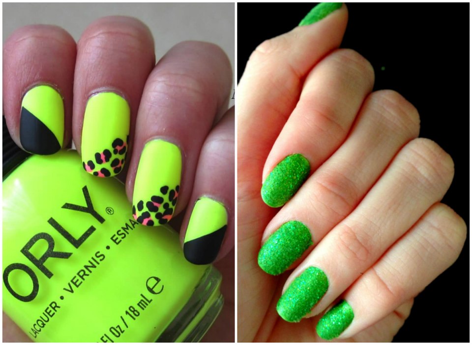 Маникюр лето желтый