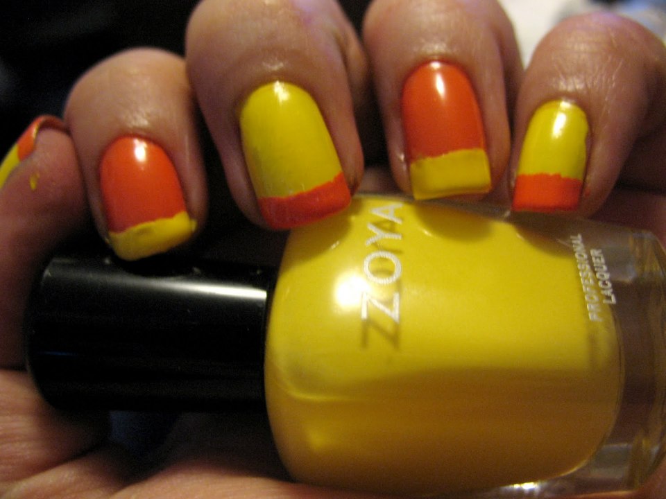 Маникюр лаймового цвета