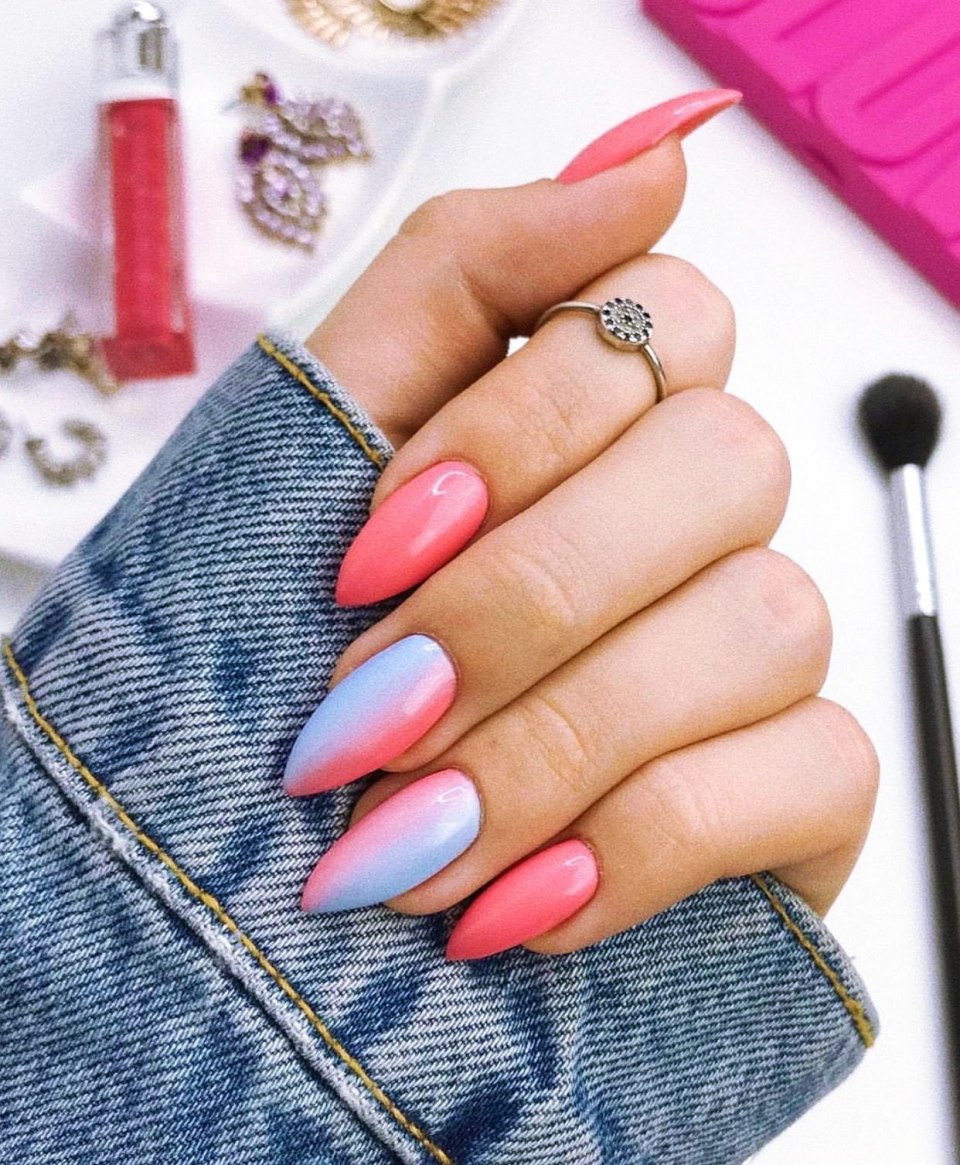 Дизайн ногтей миндаль