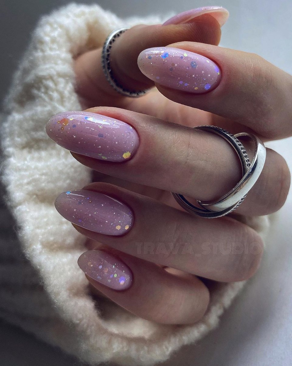 Красивые овальные ногти