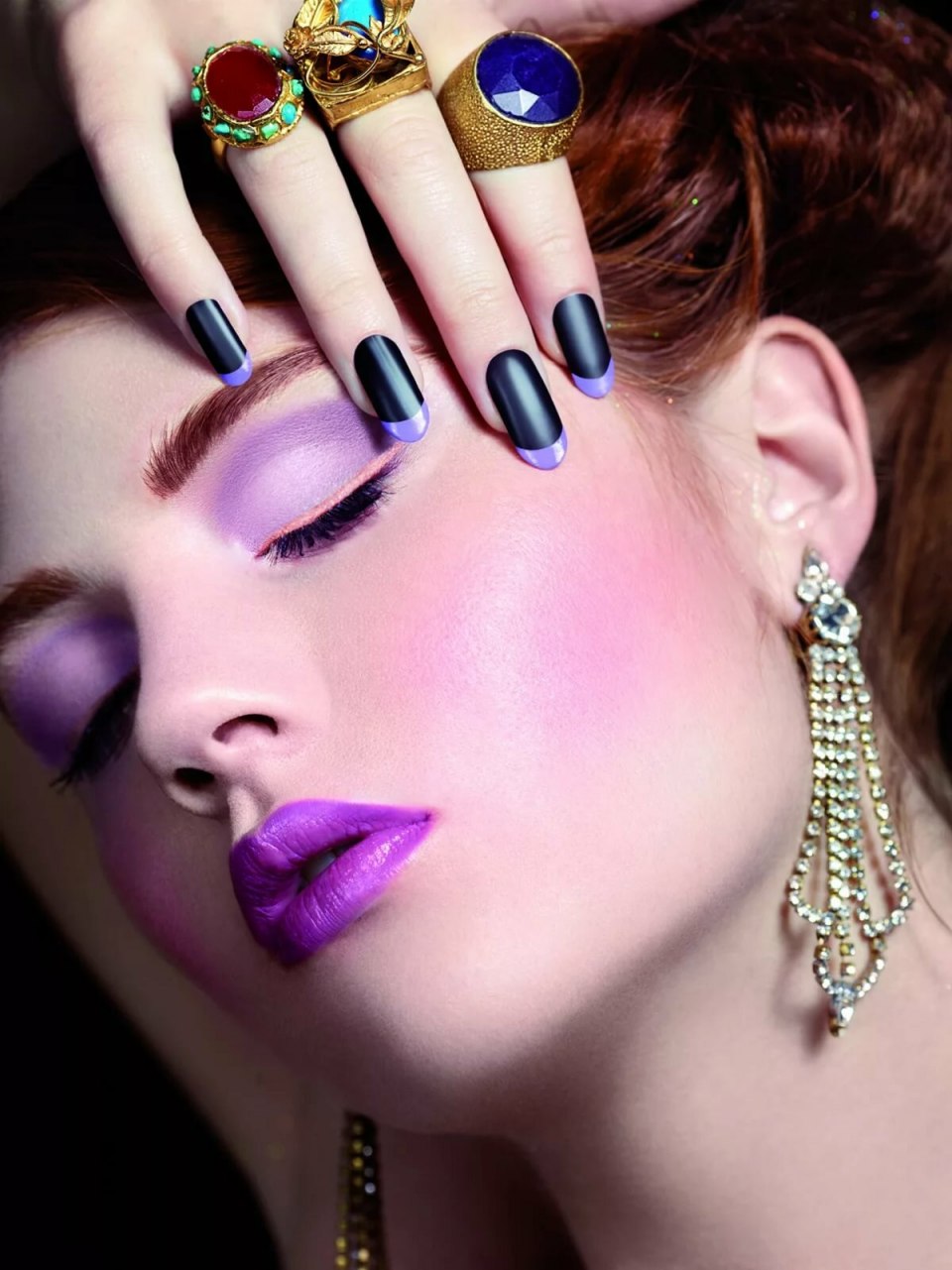 Макияж прическа маникюр