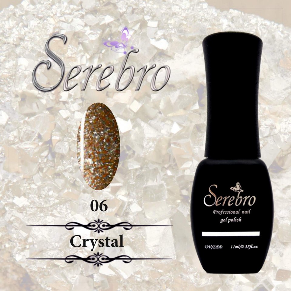Гель-лак SEREBRO Crystal № 04