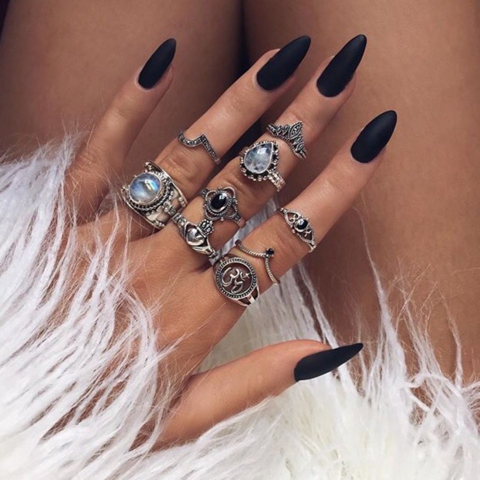 Офигенный маникюр на длинные ногти