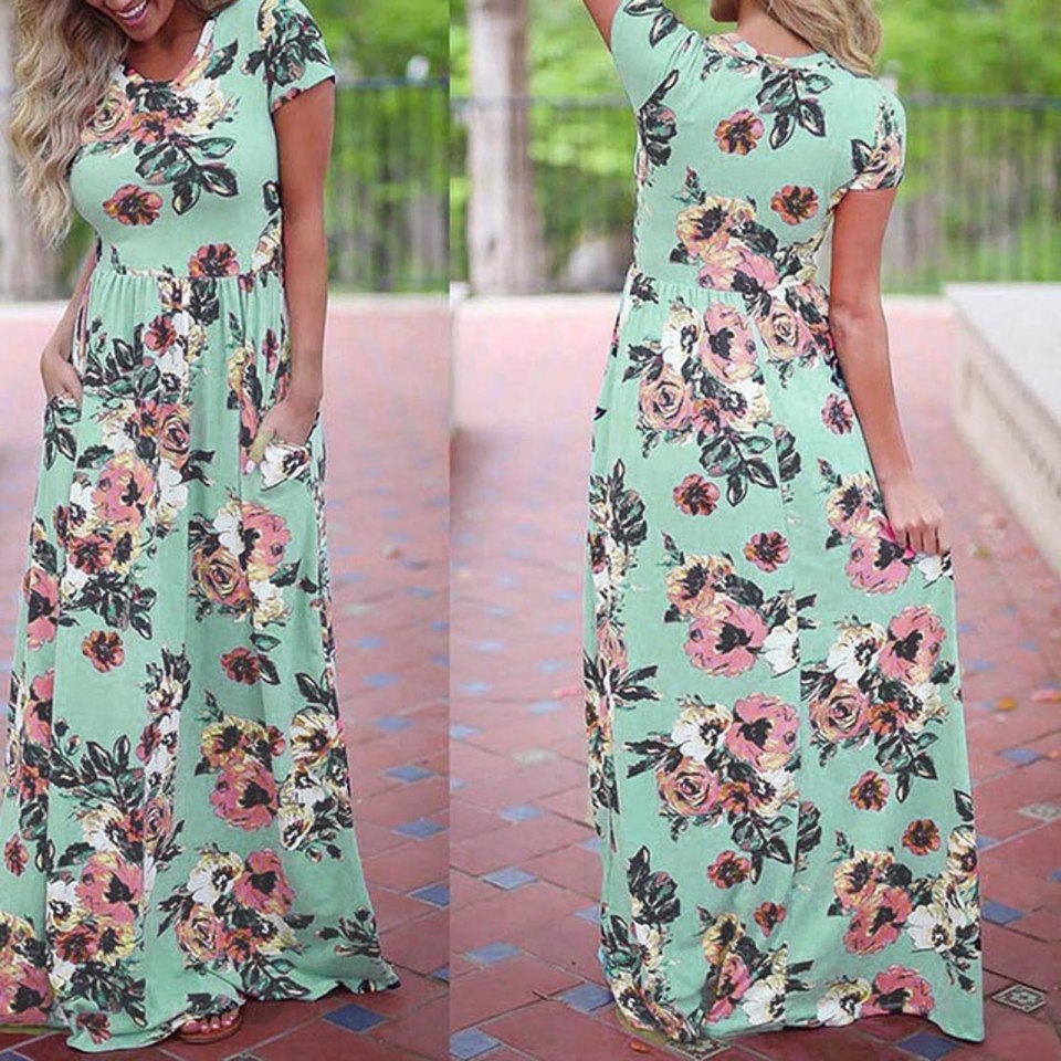 Платье макси Floral