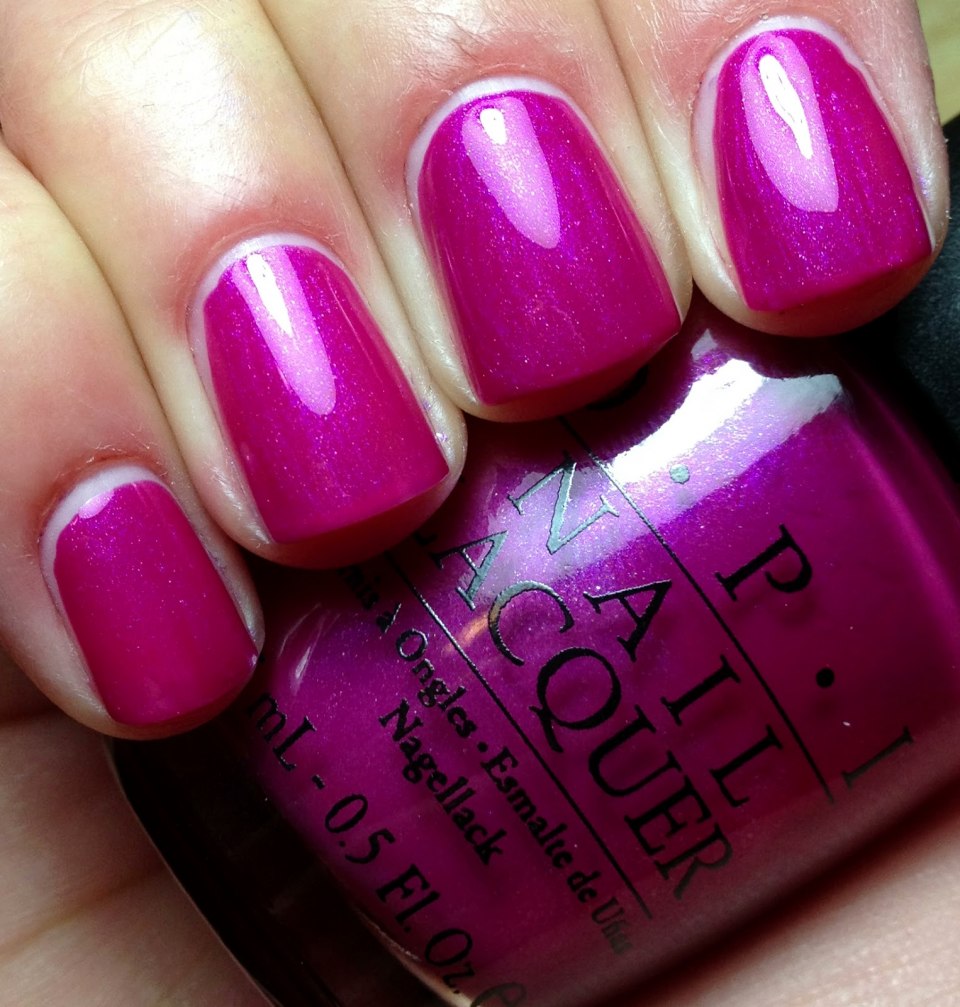 Лак для ногтей nlb31 Flashbulb Fuchsia, OPI 1