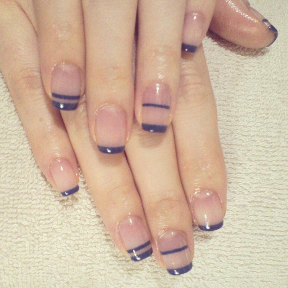 Японский стретч маникюр