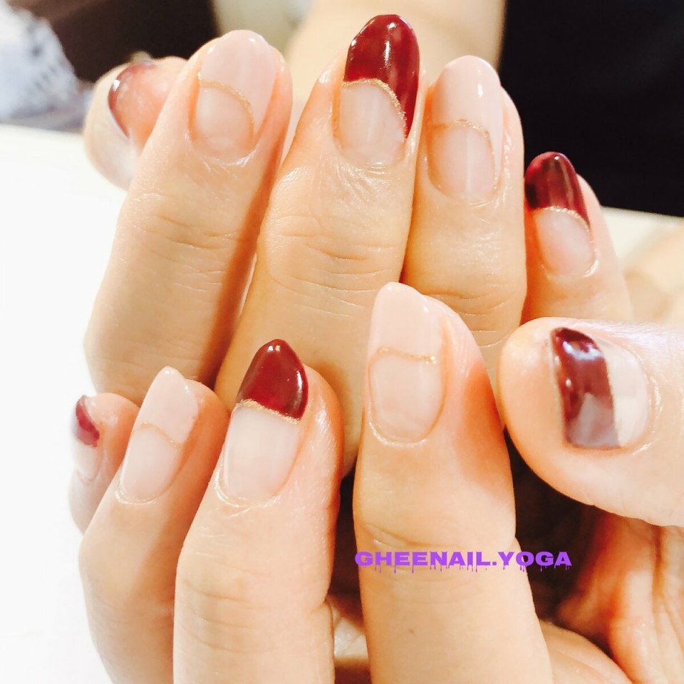 Японский стретч маникюр