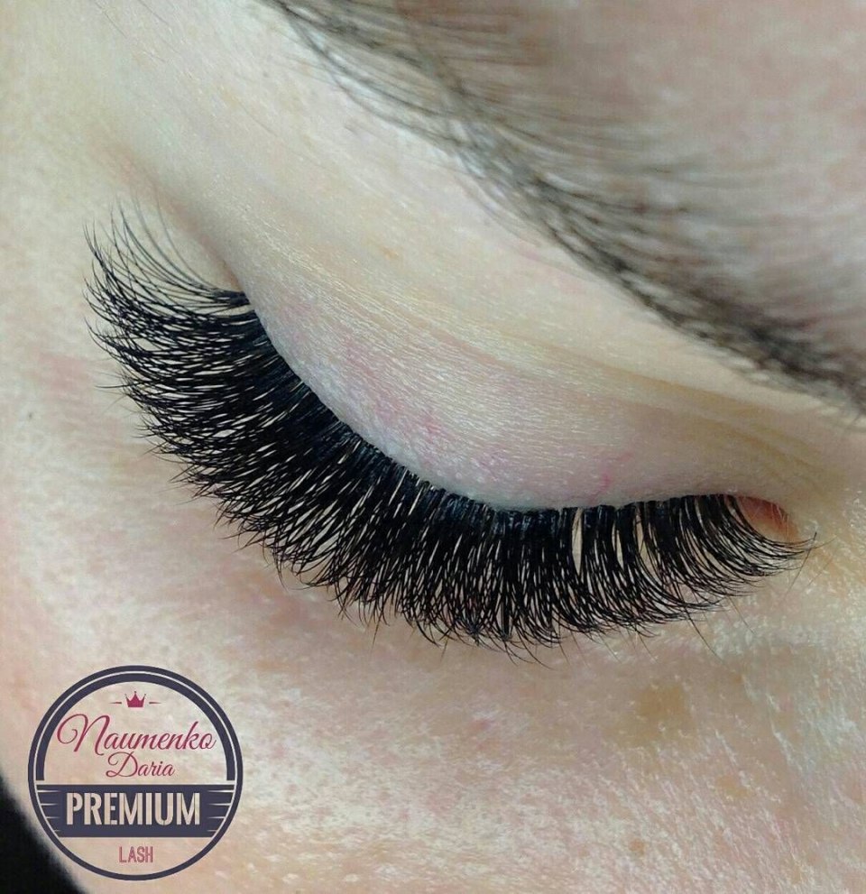 Ресницы 2д изгиб d 12 мм беличий