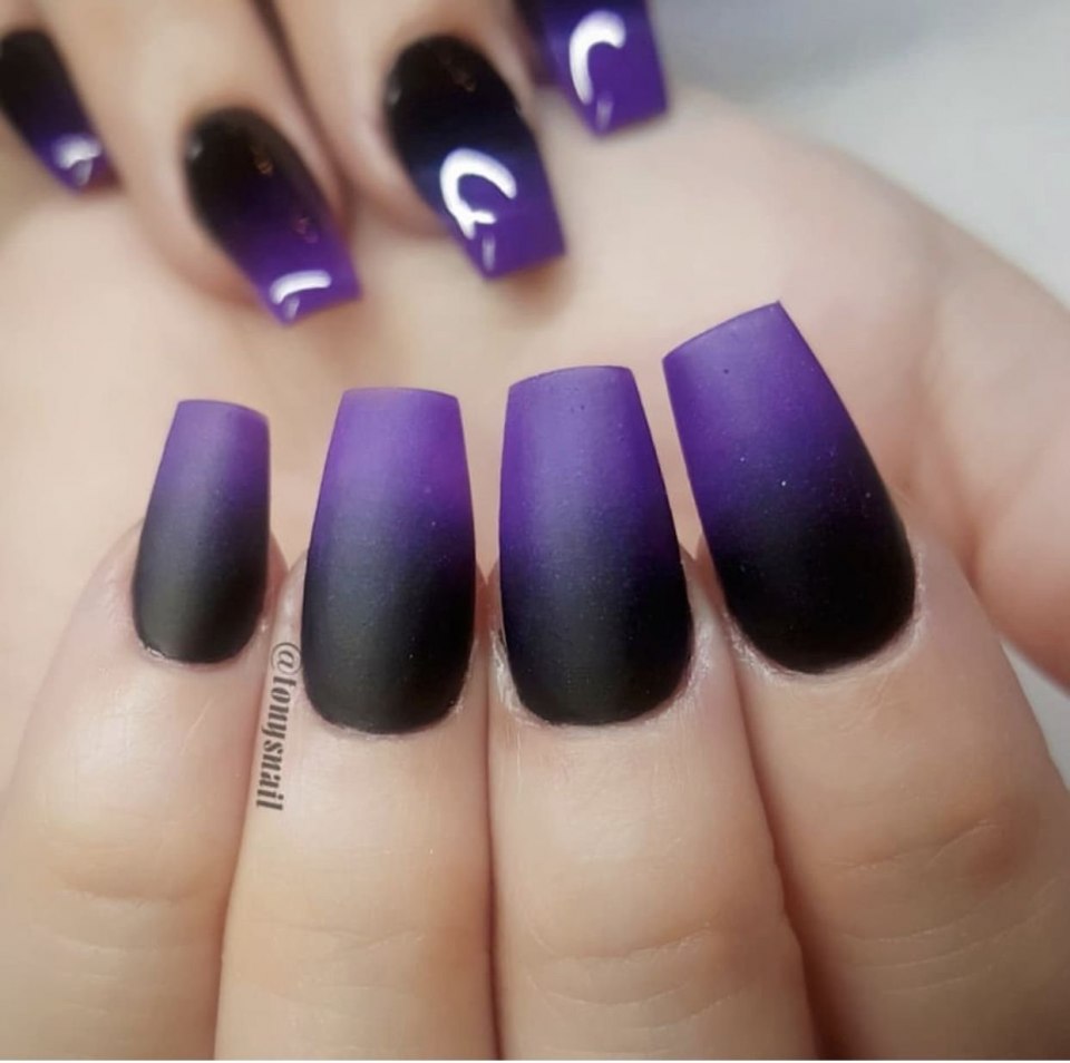 Маникюр омбре