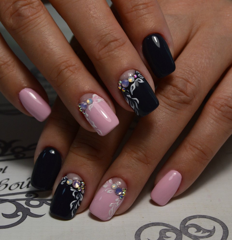 Шеллак на квадратные ногти