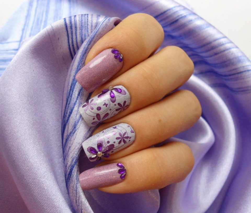 Лавандовый френч миндаль