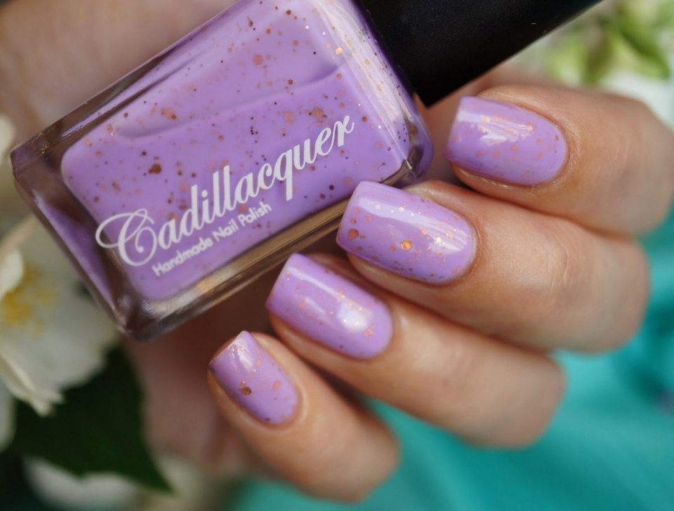 Маникюр для подростка фиолетовый