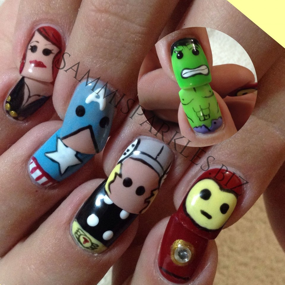 Ногти Marvel