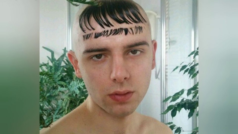 Стрижка ананас мужская