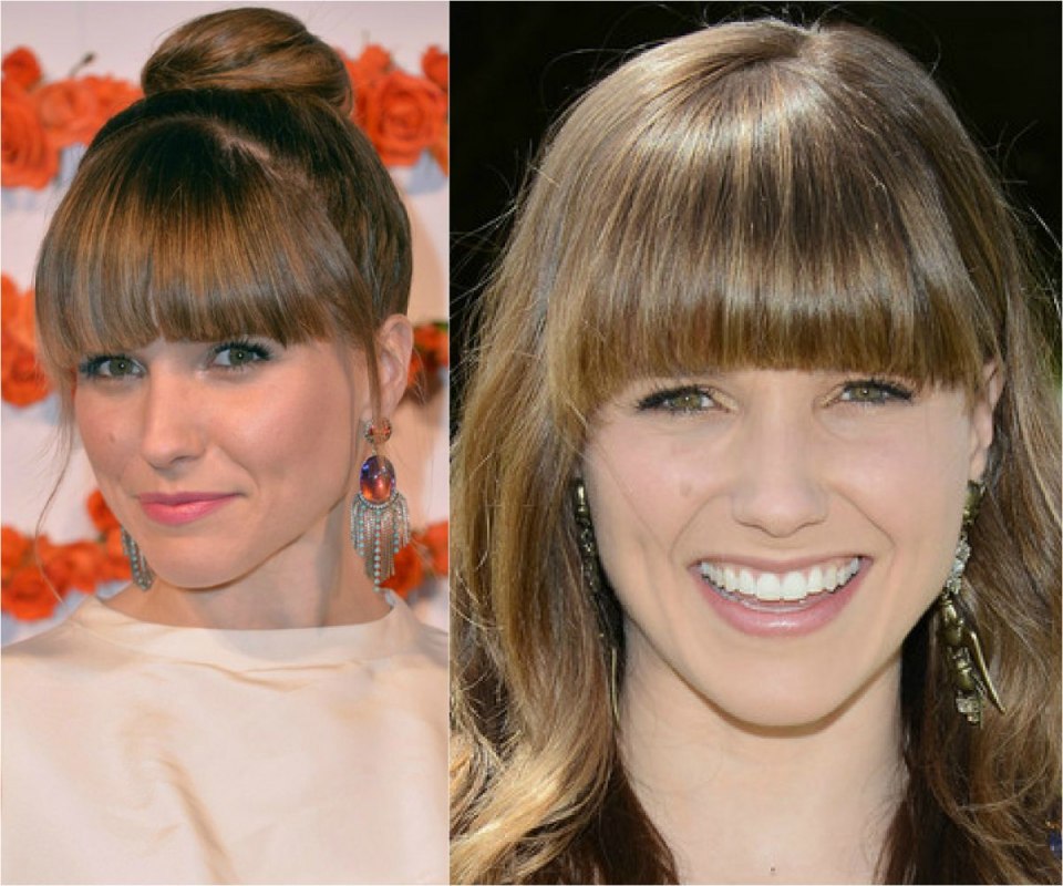 Прически без челки