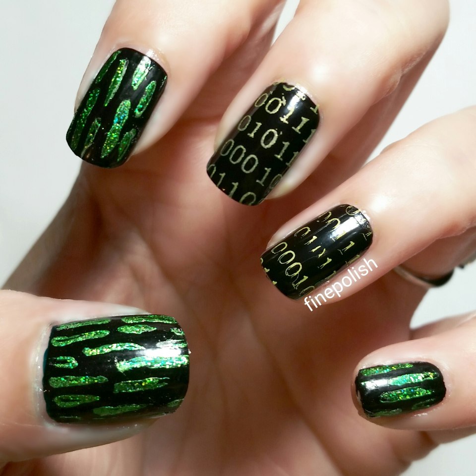 Маникюр матрица