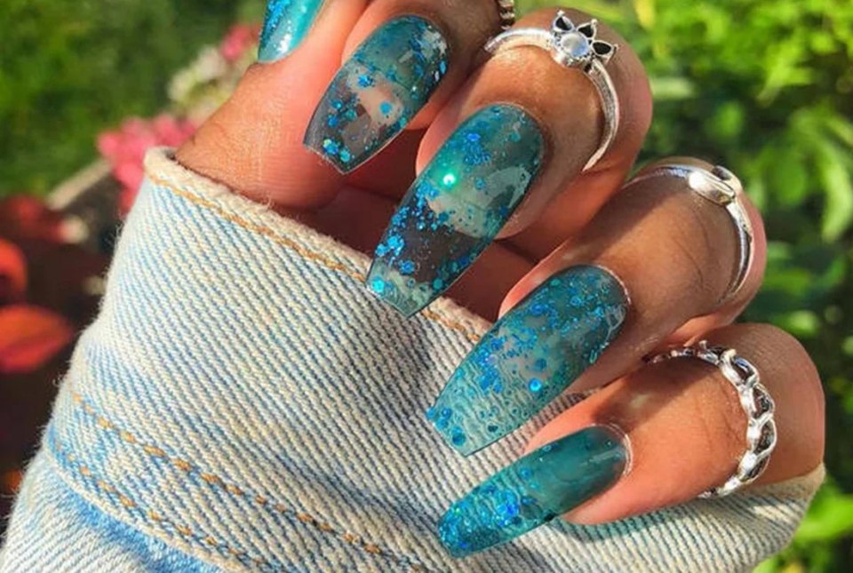 Маникюр желейные ногти