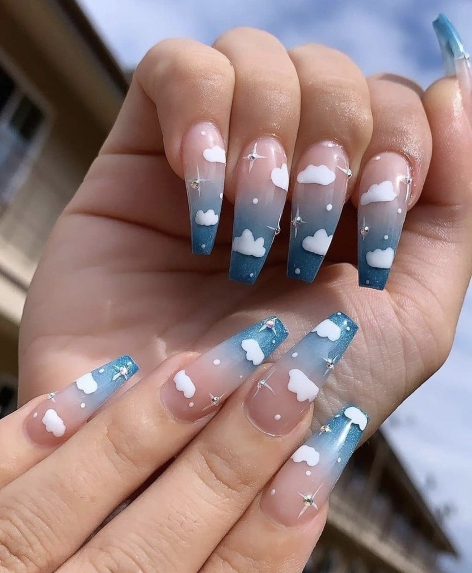 Прозрачные ногти