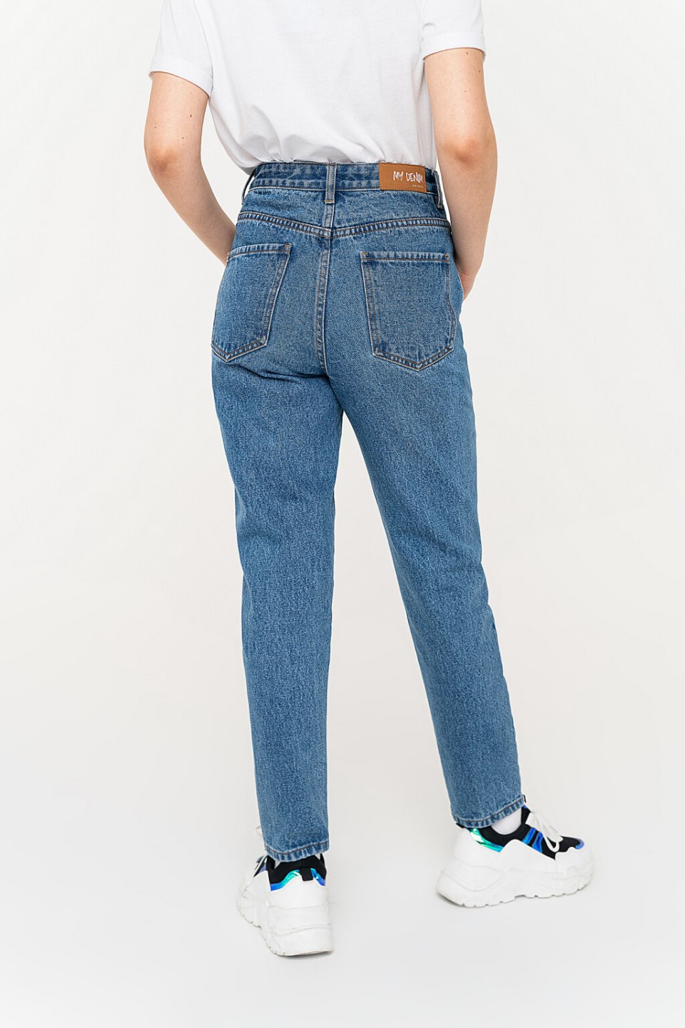 Джинсы Slim mom High ankle1