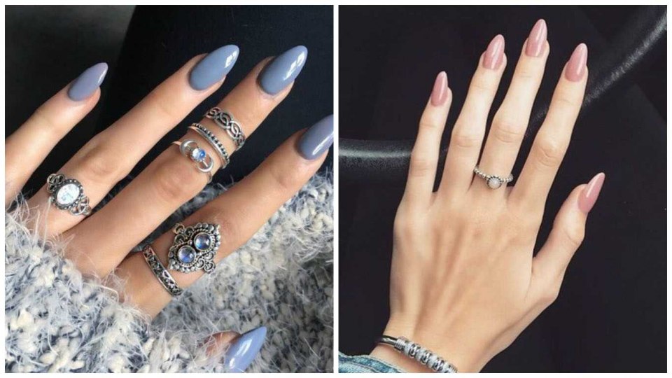 Маникюр на длинные пальцы
