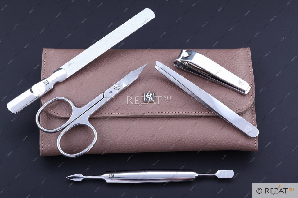 Маникюрный набор 5 пр. inox антрацит, Zwilling j.a. Henckels 97688-005