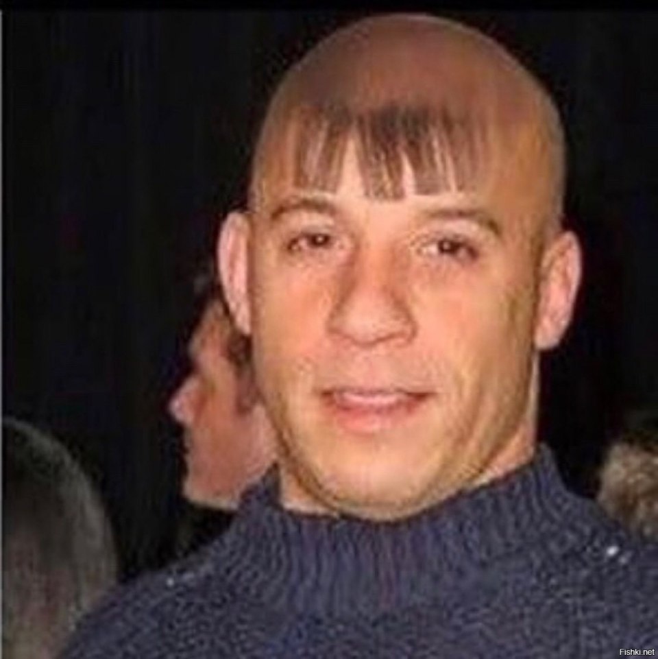 Вин дизель с чубчиком