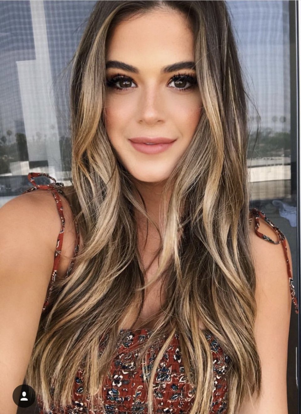 Красивый цвет волос омбре