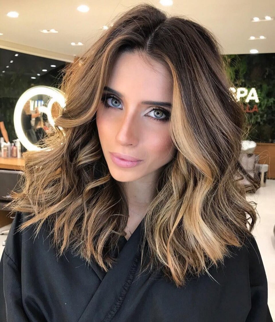 Балаяж контуринг на каре