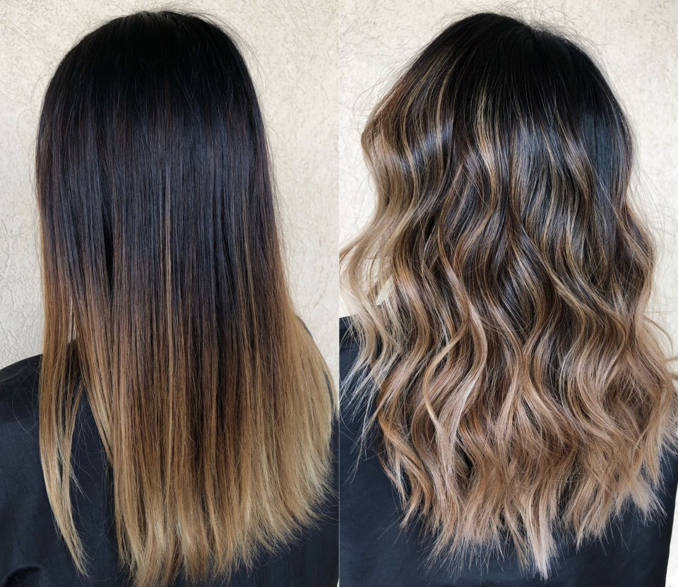 Двухцветное окрашивание