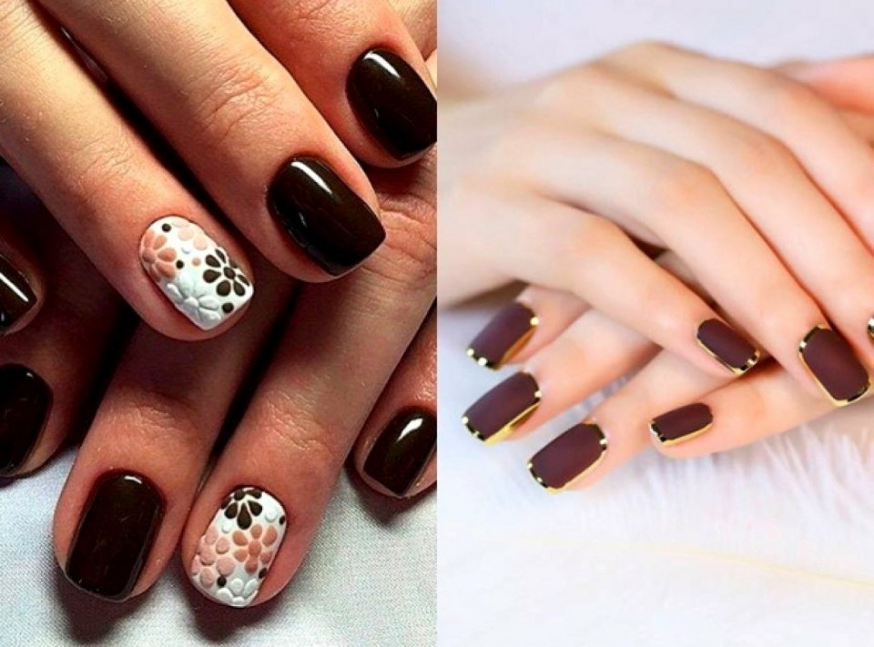 Маникюр осень-зима