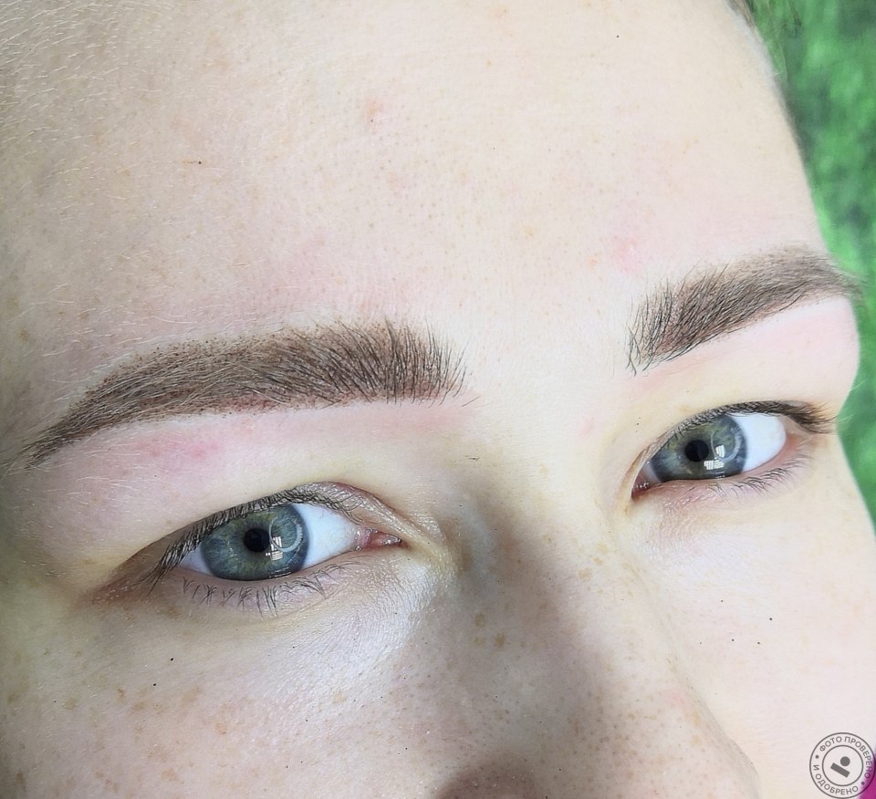 Пиксельные брови