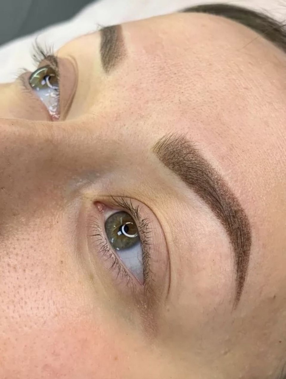 Пудровые брови перманентный макияж