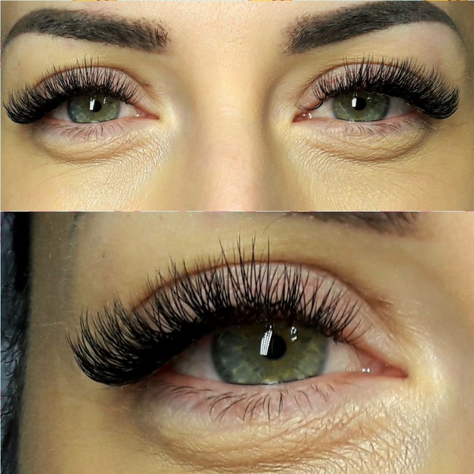 Наращивание ресниц 3д