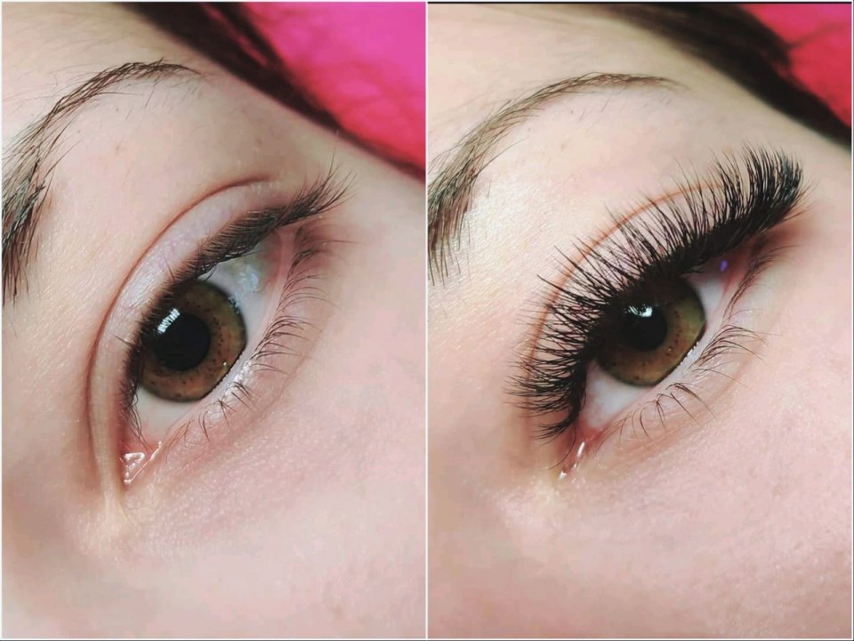 Нарощенные ресницы натуральный эффект