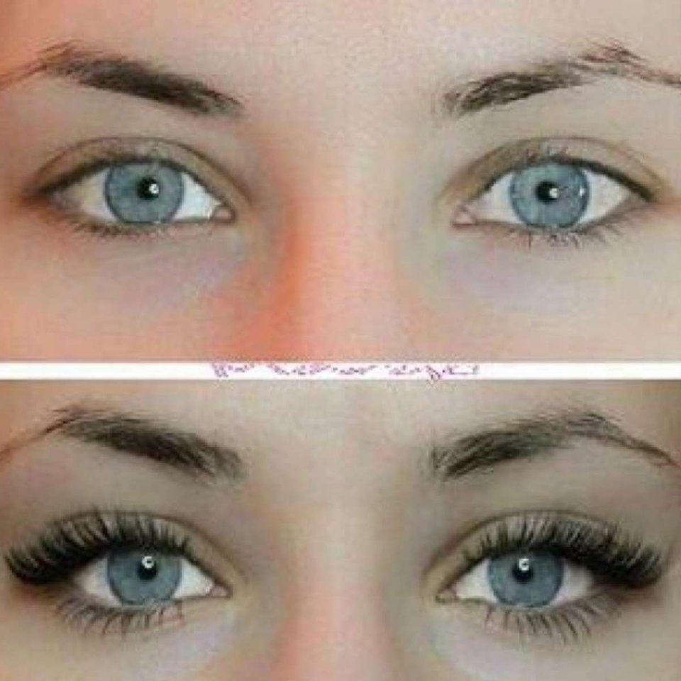 Эффекты наращивания ресниц
