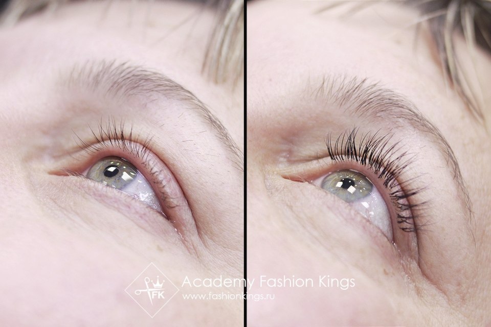 1 5 Наращивание ресниц до и после