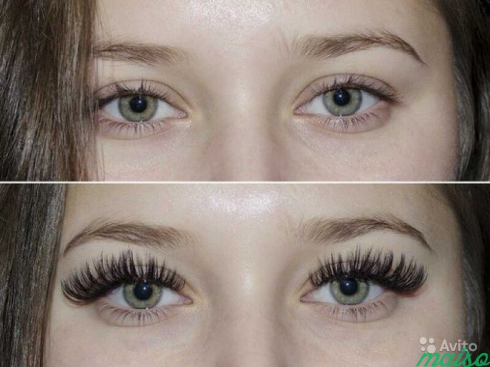Наращивание ресниц 3д эффект Лисий Голливуд