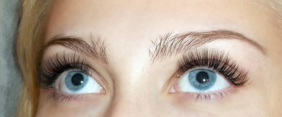 Наращивание ресниц 2д естественный эффект классика