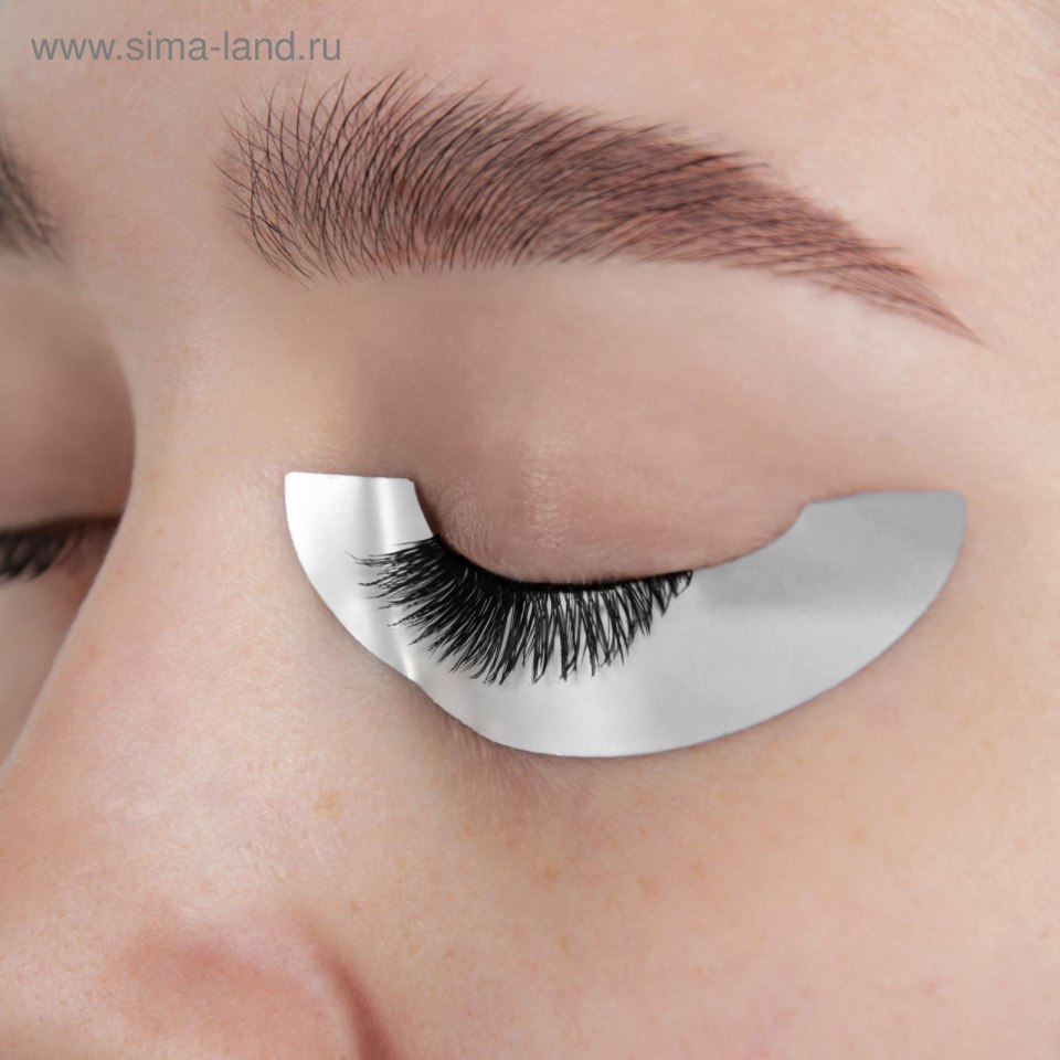 Наращивание ресниц на половину глаза