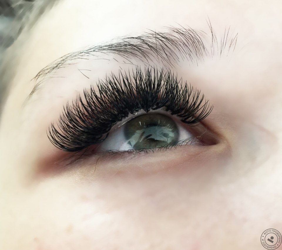 Объем ресниц для наращивания 2d