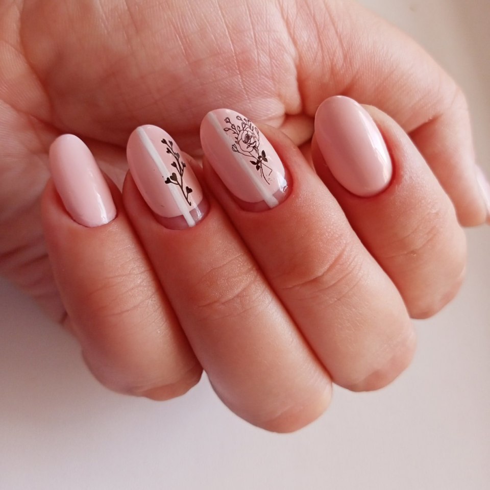 Маникюр на короткие ногти 2021 нежные